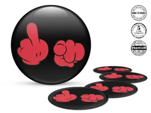 Epoxy Dome Stickers Cosmic Drift Pulse